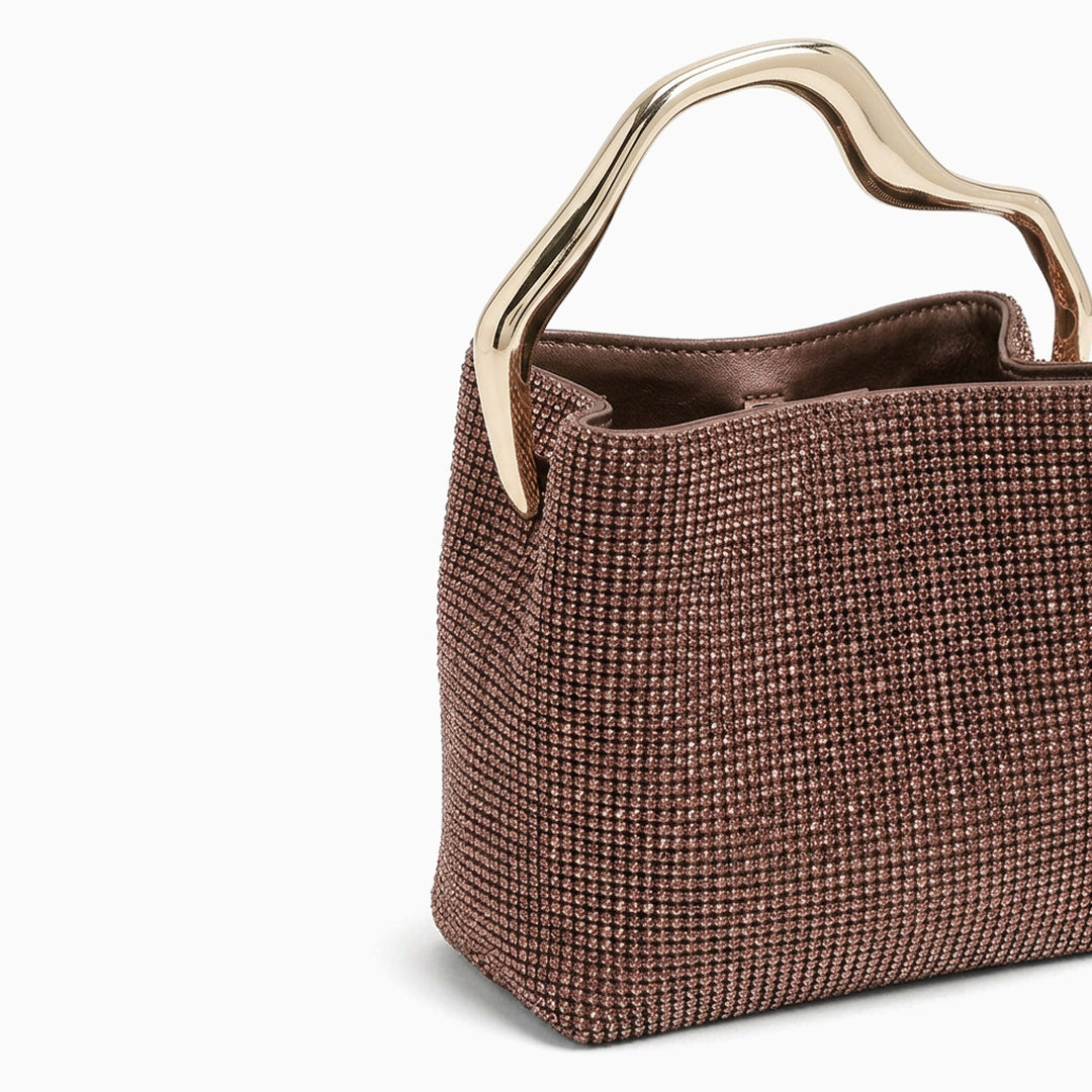 Celeste Crystal Bucket Bag