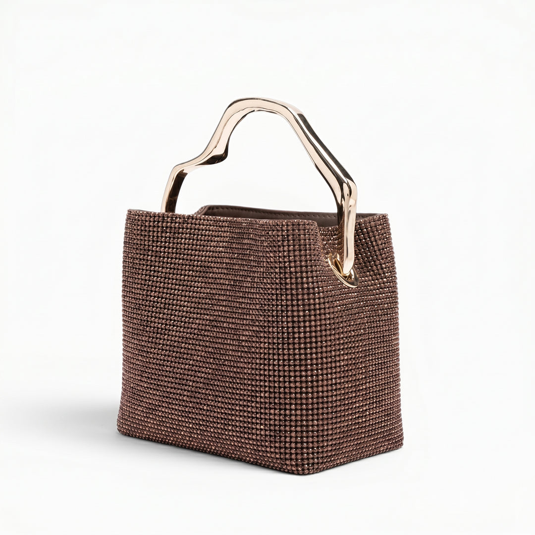 Celeste Crystal Bucket Bag