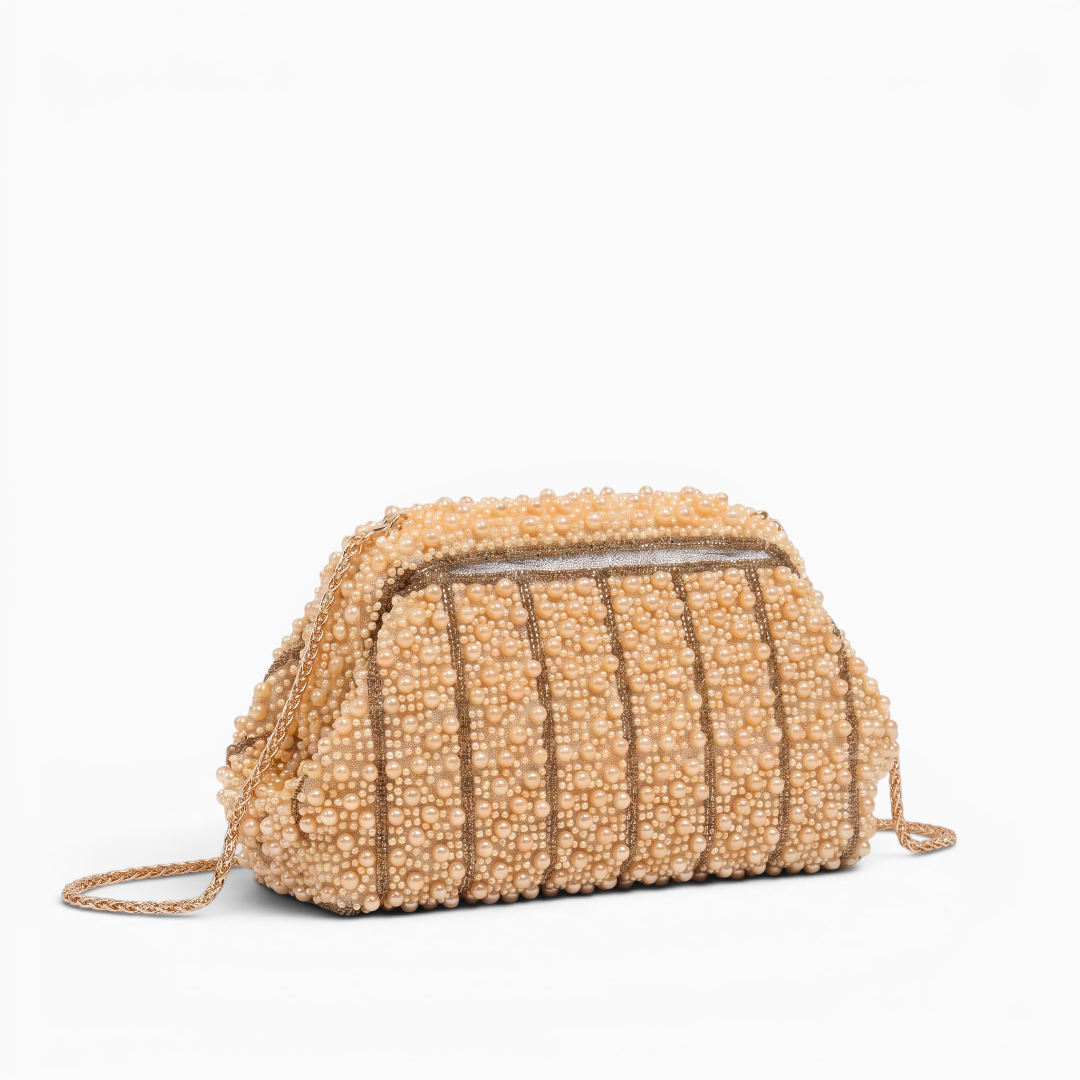 Seraphina Pearl Clutch