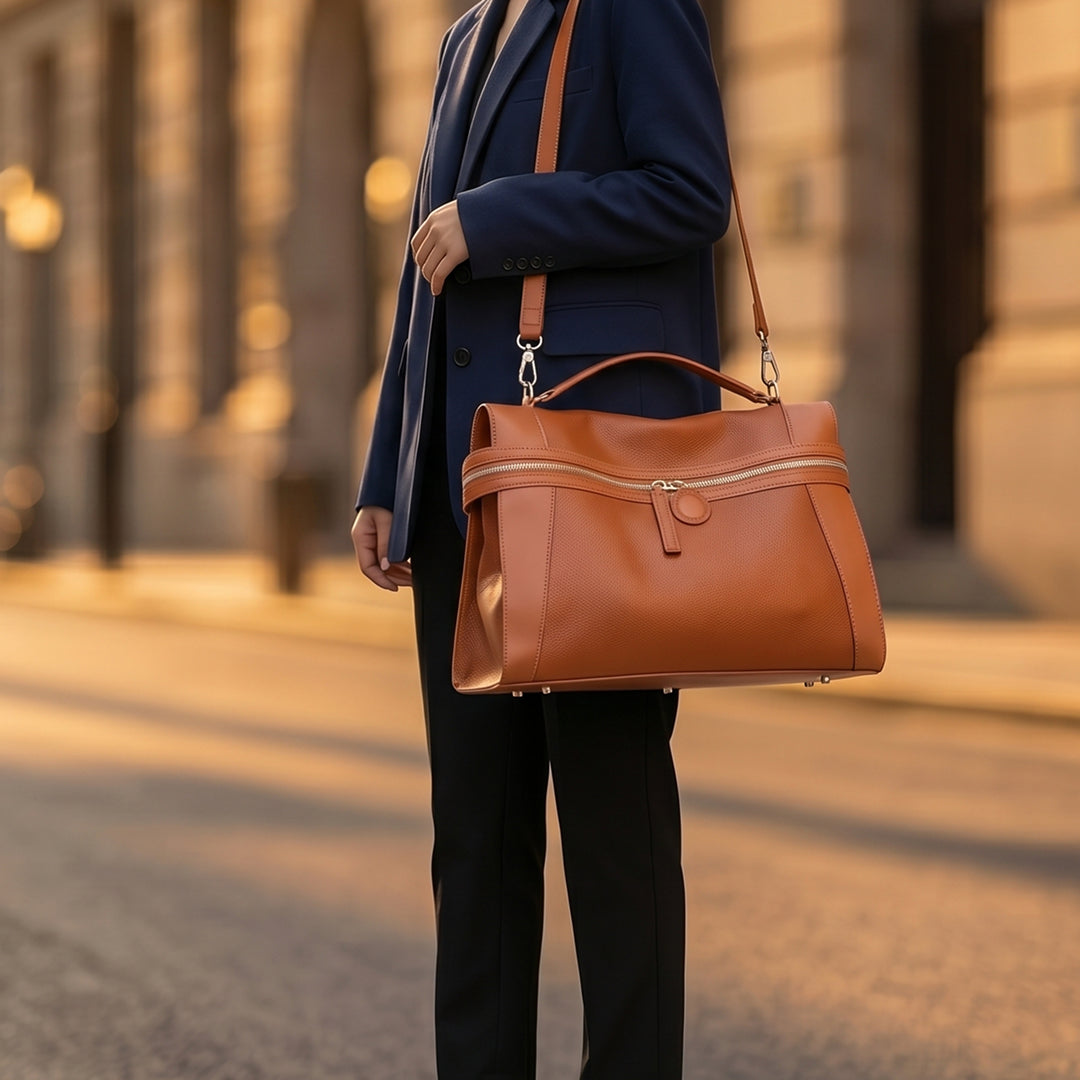 Harper Leather Tote