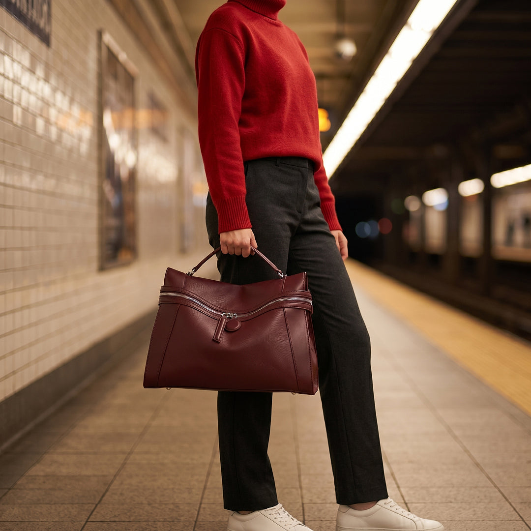 Harper Leather Tote