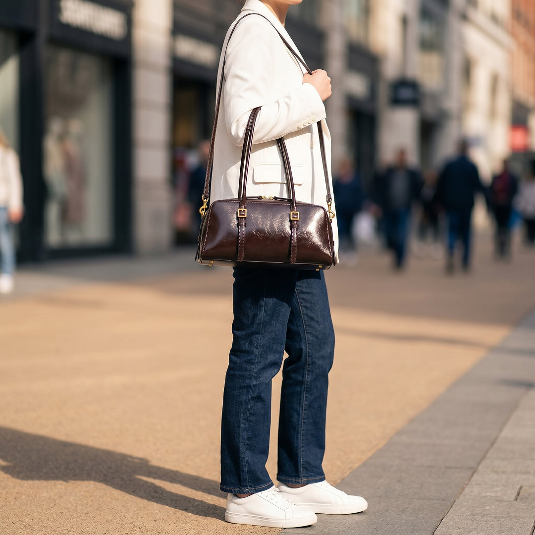 Rosette Boston Bag