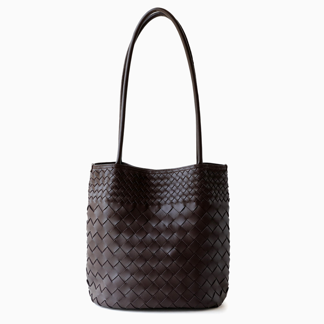 Sienna Woven Leather Tote