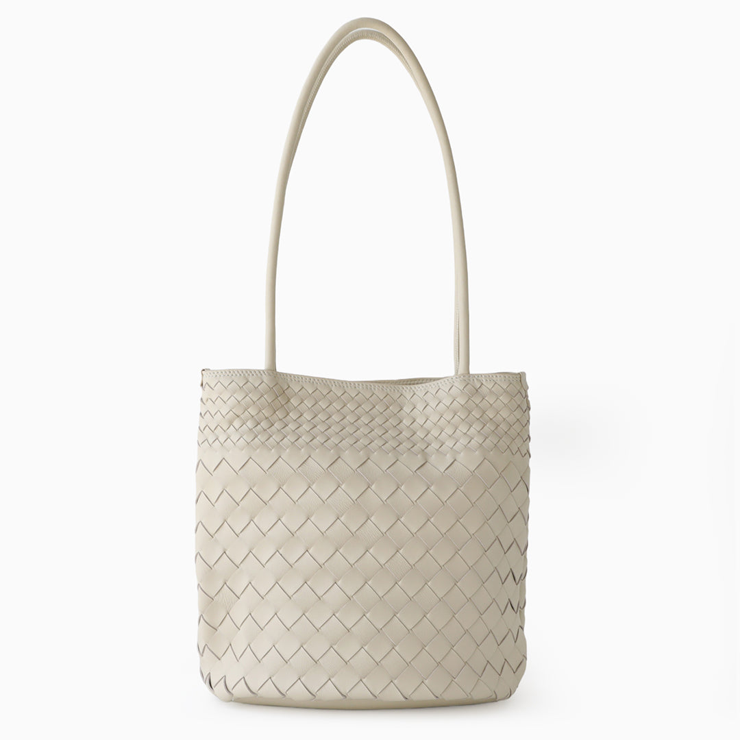 Sienna Woven Leather Tote