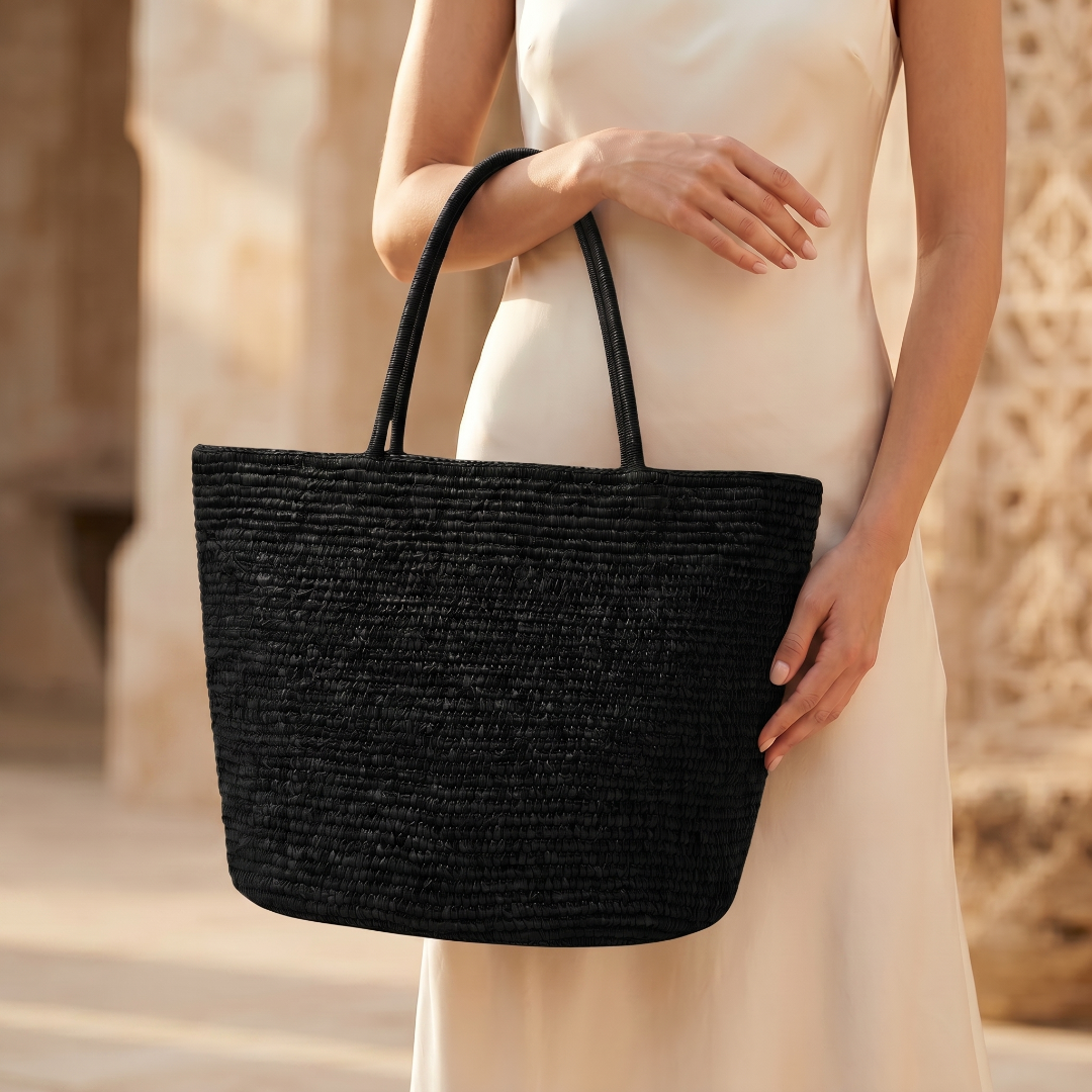Isla Raffia Tote