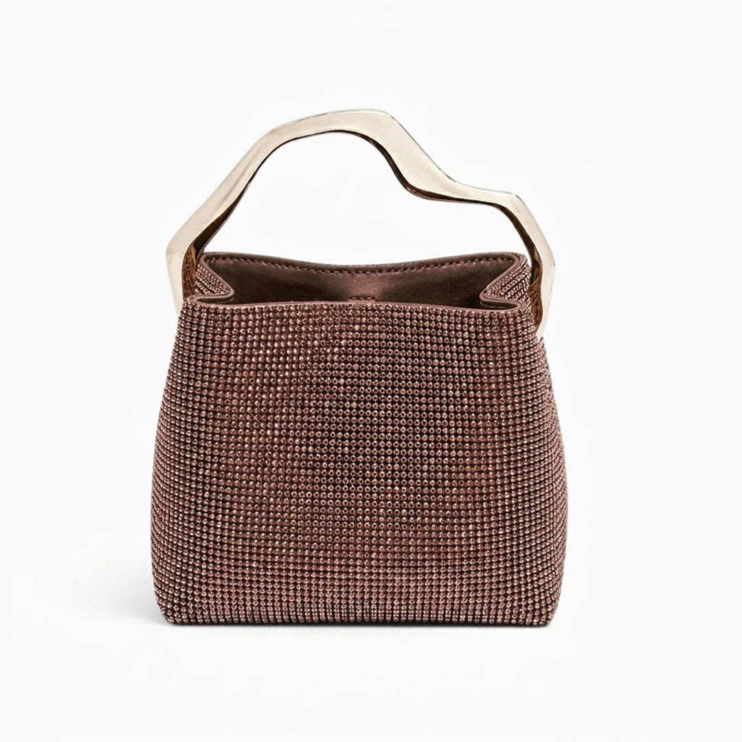 Celeste Crystal Bucket Bag