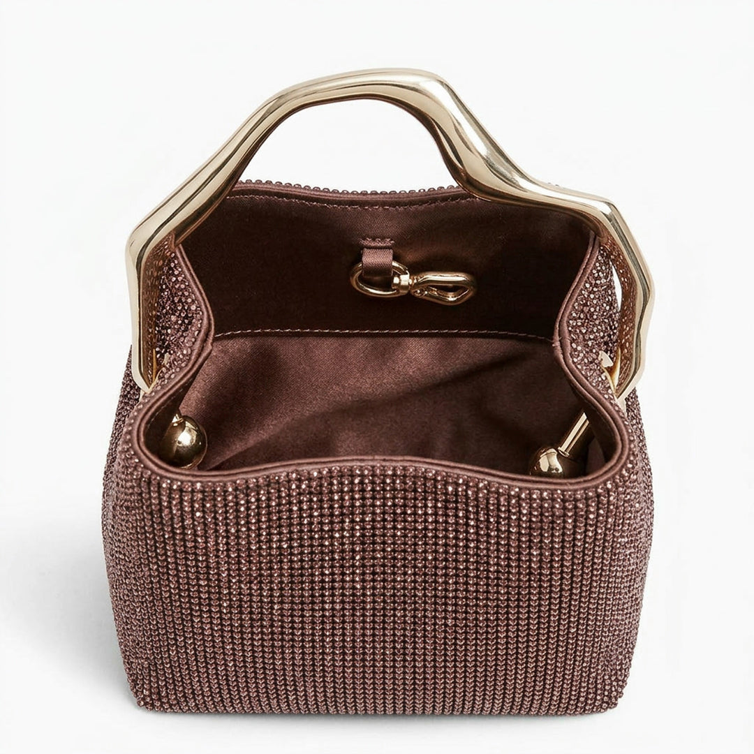 Celeste Crystal Bucket Bag