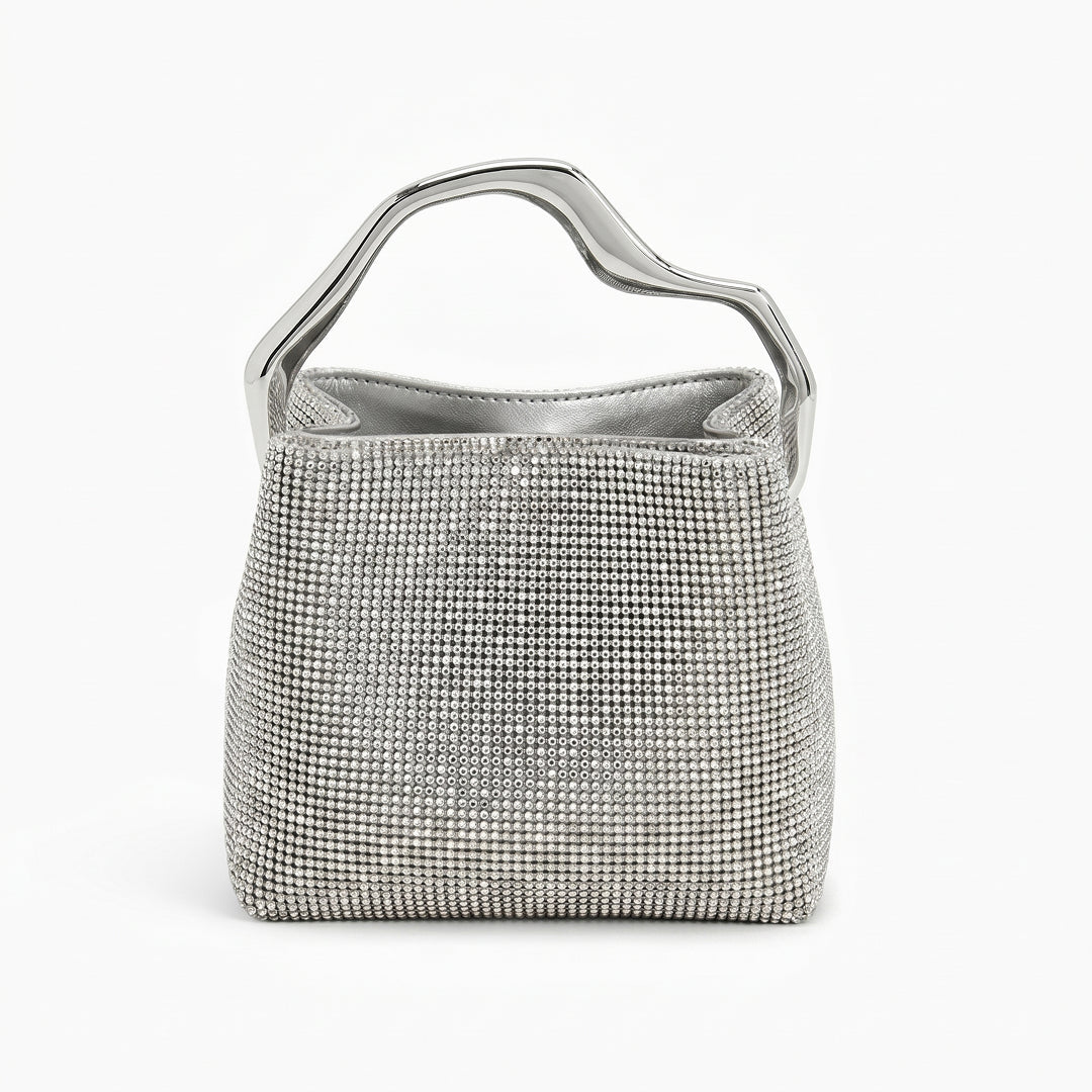 Celeste Crystal Bucket Bag