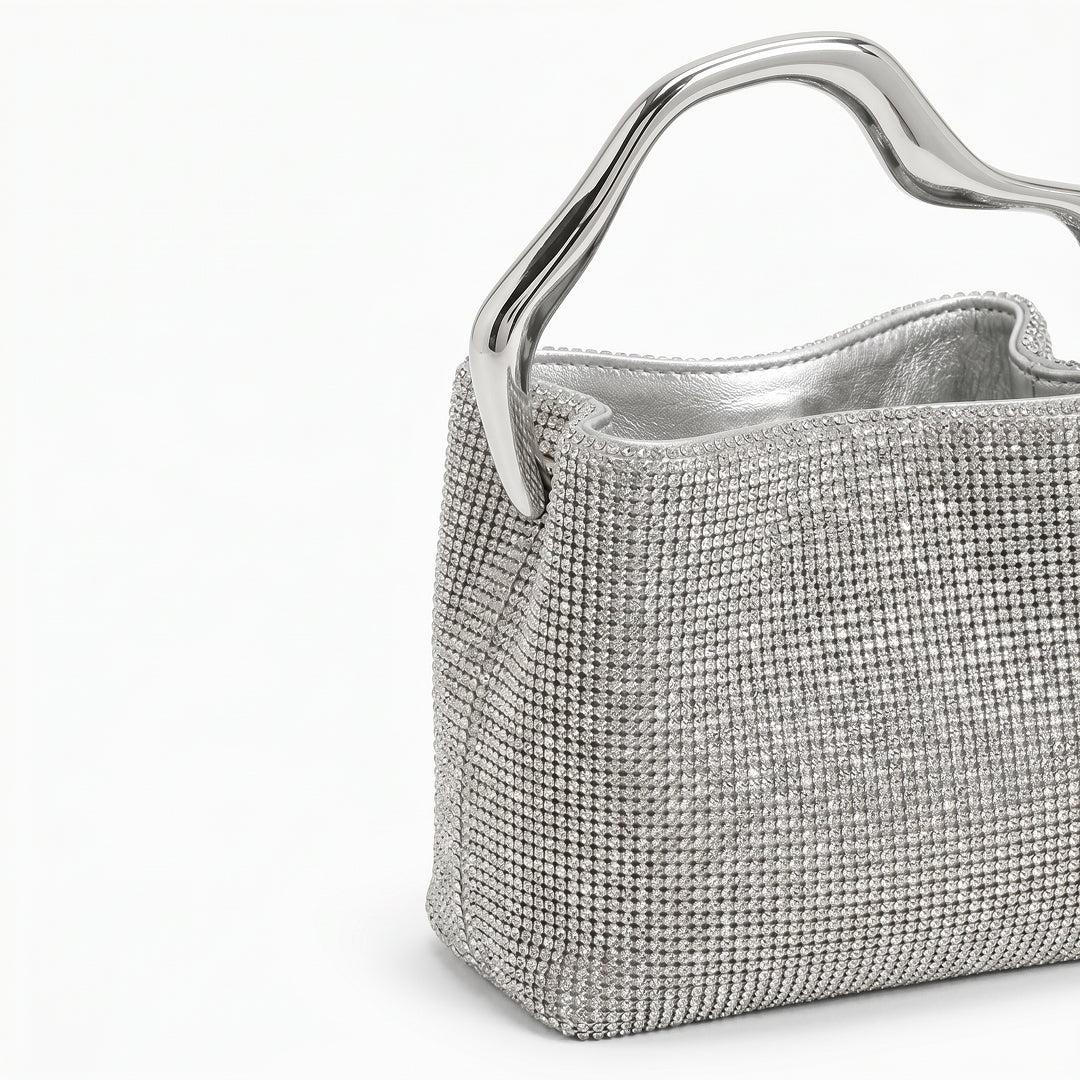 Celeste Crystal Bucket Bag