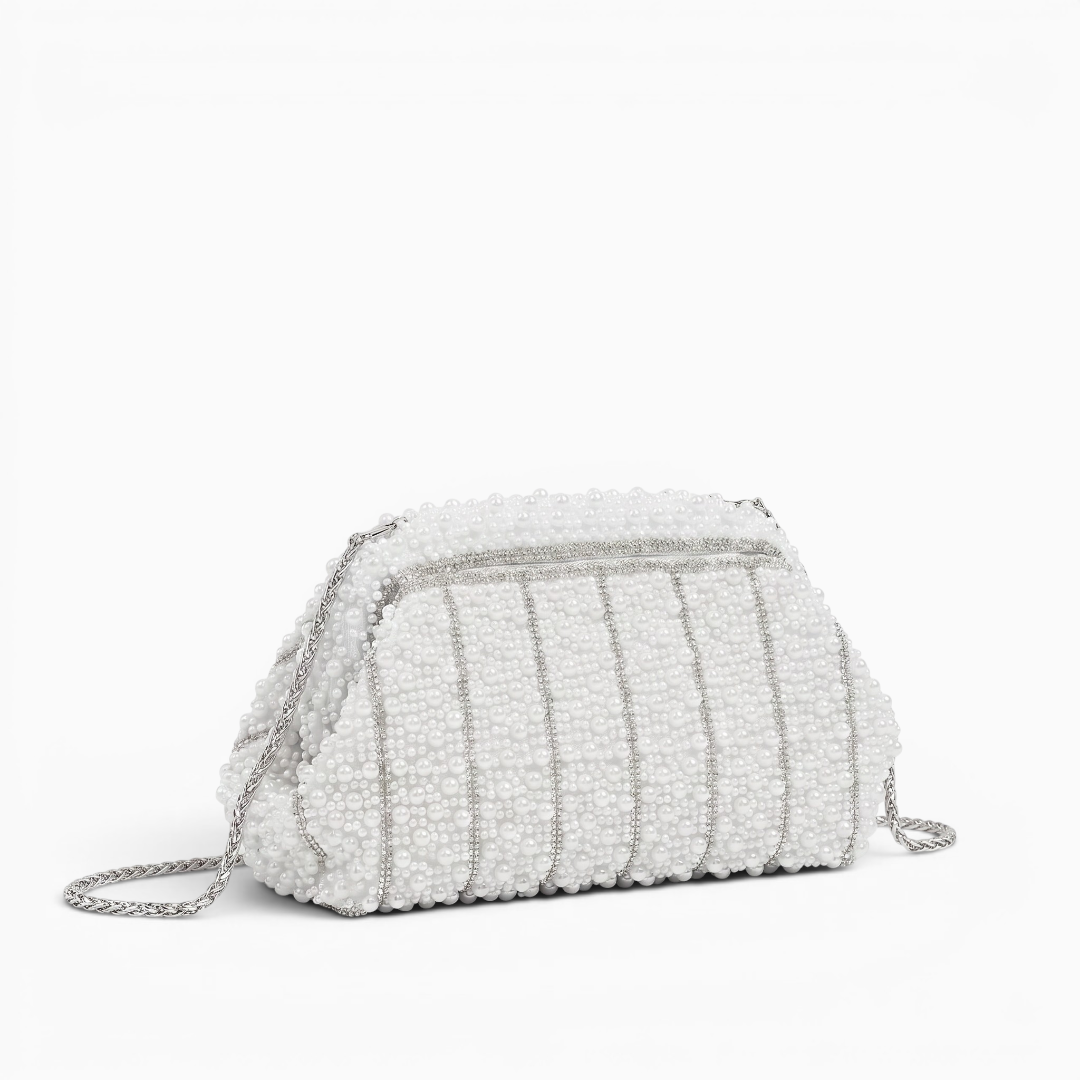 Seraphina Pearl Clutch