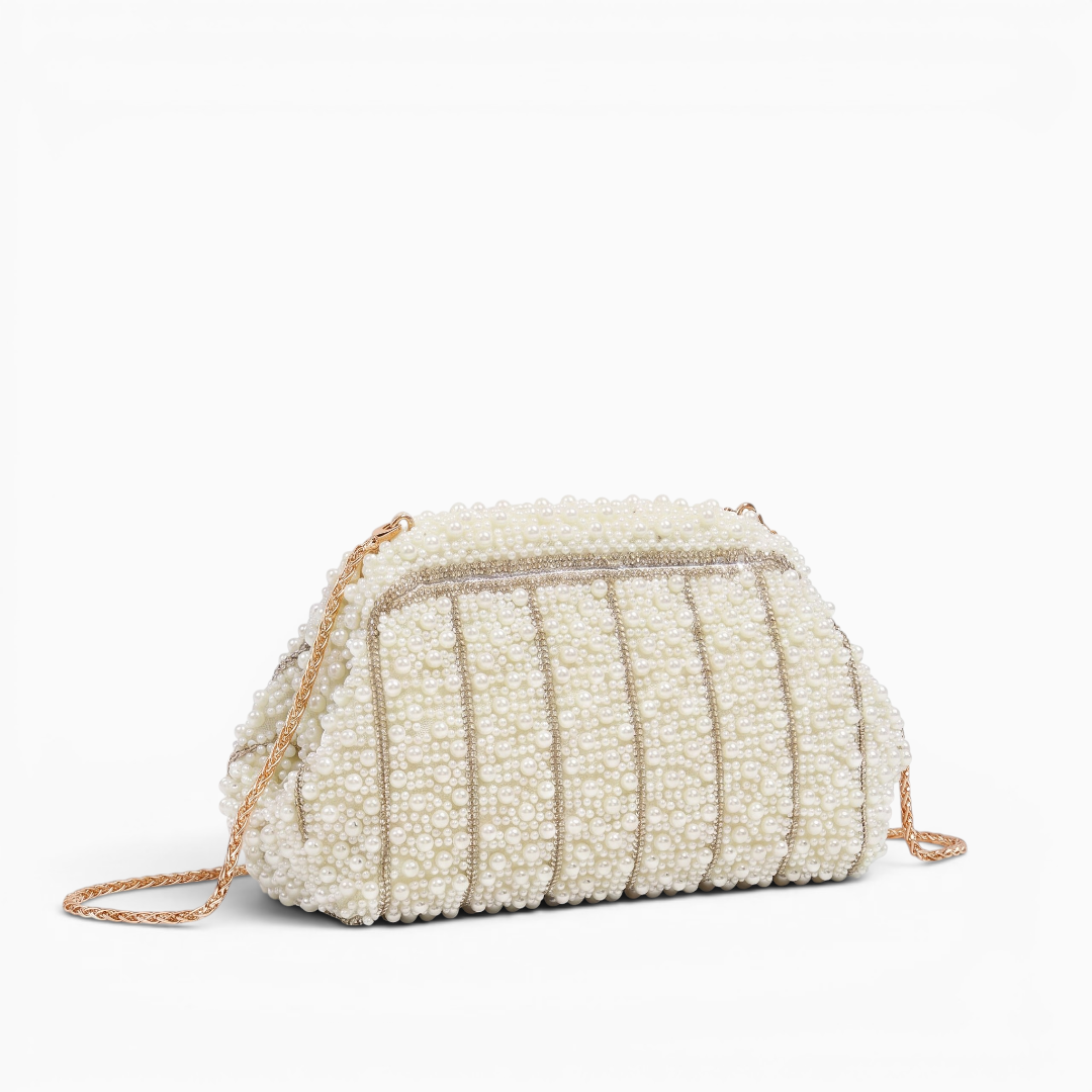 Seraphina Pearl Clutch