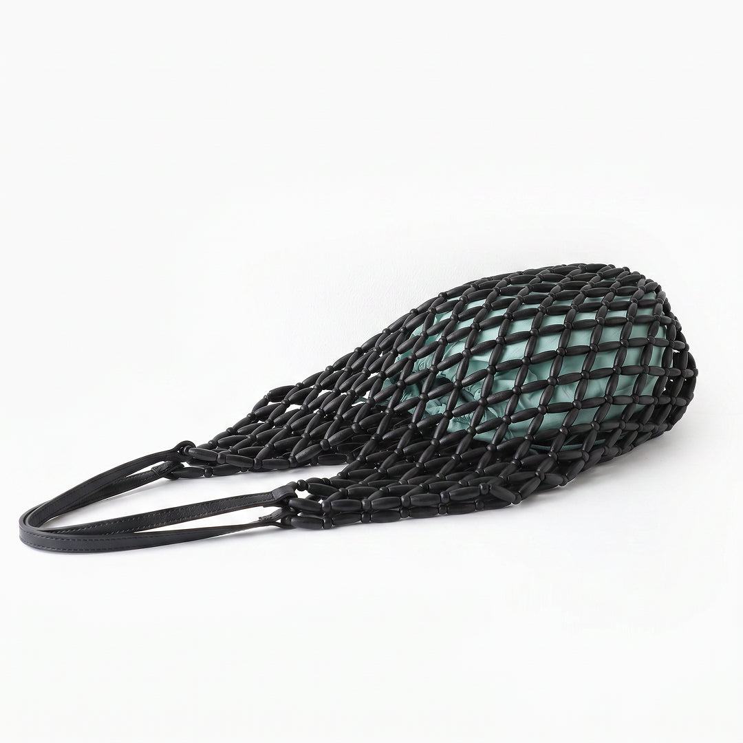 Paloma Beaded Net Shoulder Bag