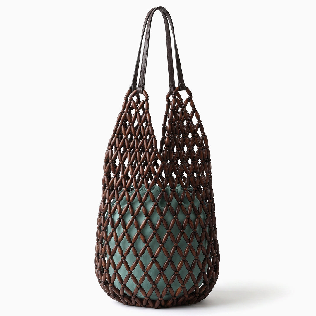 Paloma Beaded Net Shoulder Bag
