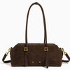 Rosette Suede Boston Bag