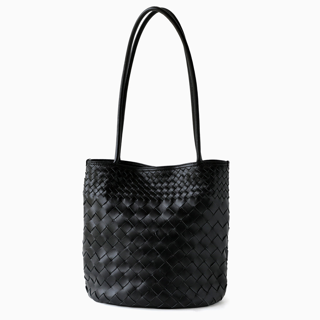 Sienna Woven Leather Tote